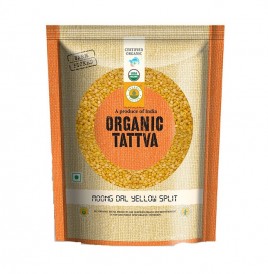 Organic Tattva Moong Dal Yellow Split   Pack  500 grams